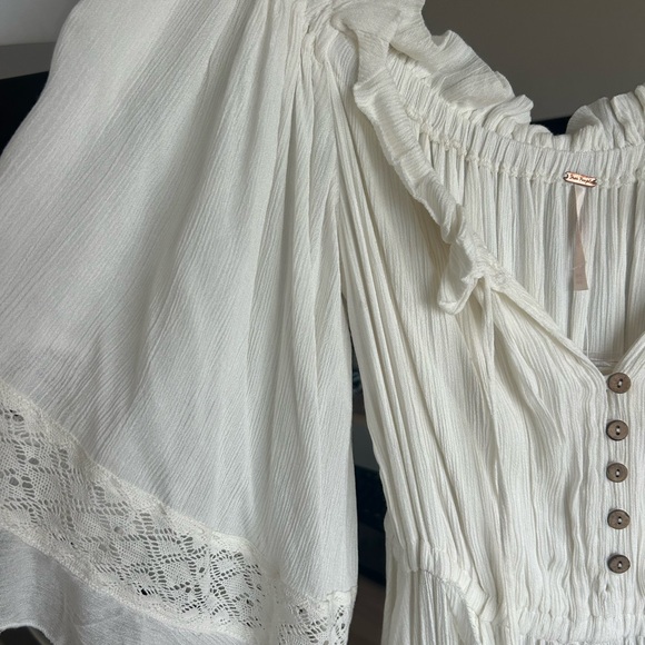 Free People Ivory Beach Bliss Maxi Dress, size XS - Picture 9 of 12